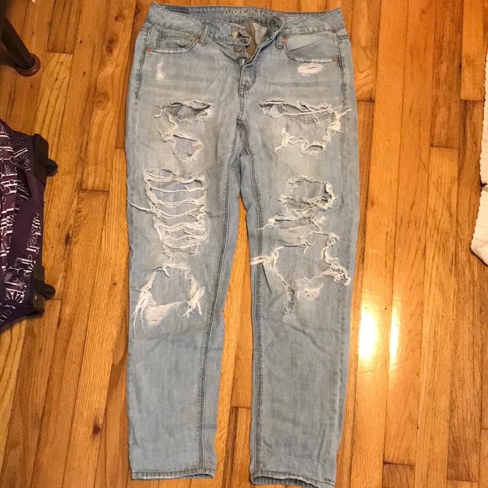 American eagle tomgirl jeans size 4R